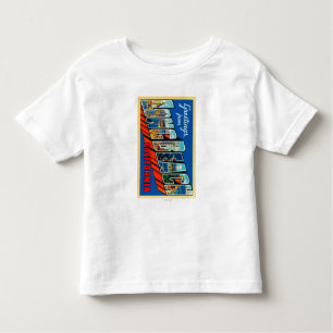 Long Beach, California - Large Letter Scenes 2 Kinder Shirts
