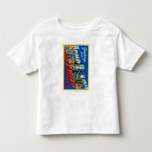 Long Beach, California - Large Letter Scenes 2 Kinder Shirts (Voorkant)