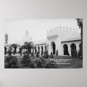 Long Beach, California Pacific SW Expo Bldg. Poster