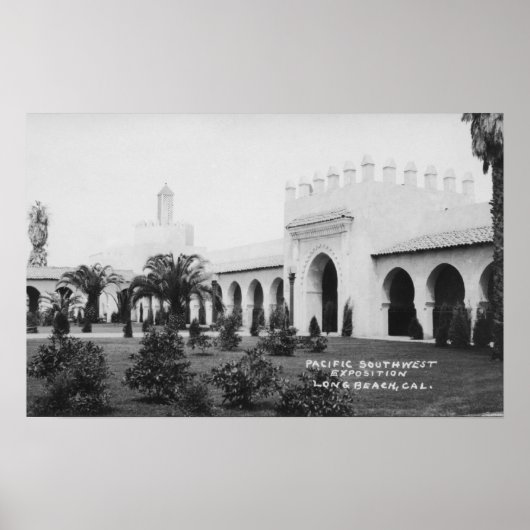 Long Beach, California Pacific SW Expo Bldg. Poster (Voorkant)