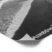 Long Beach, California Rainbow Pier en Ocean Poster (Hoek)