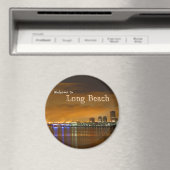 Long Beach California 's nachts Magneet (Insitu (Vaatwasser))