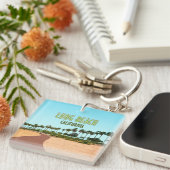 Long Beach California Shoreline Aquatic Park Sleutelhanger (Voorkant Rechts)