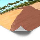 Long Beach California Shoreline Aquatic Poster (Hoek)