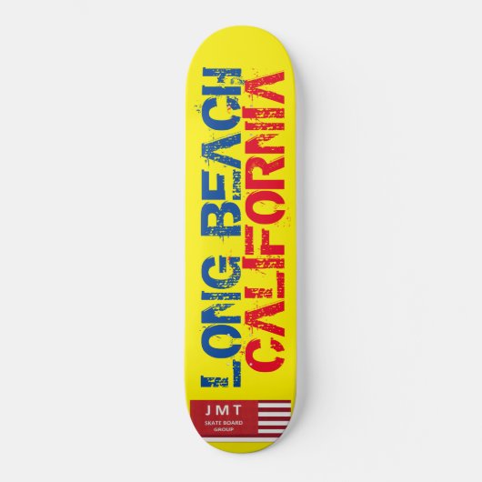 LONG BEACH CALIFORNIA Skateboard (Voorkant)