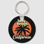 Long Beach California Sleutelhanger (Achterkant)