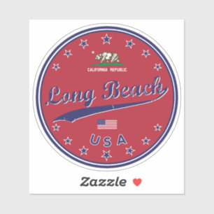 Long Beach California Sticker