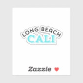 Long Beach California Sticker (Vel)