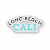 Long Beach California Sticker (Voorkant)