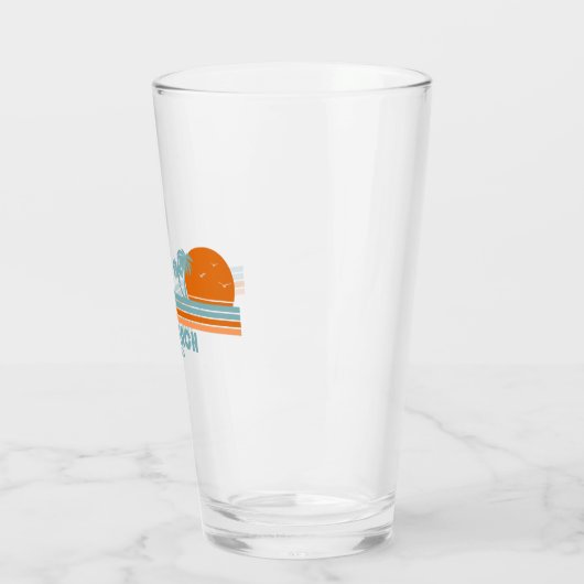 Long Beach California Sun Palm Trees Glas (Links)