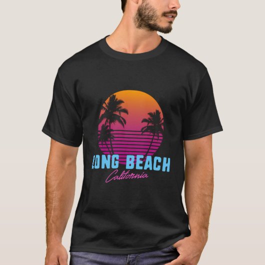 Long Beach California T-shirt (Voorkant)