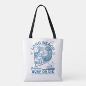 Long Beach California Tote Bag (Achterkant)