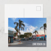 Long Beach California Uitnodiging Briefkaart (Voorkant / Achterkant)