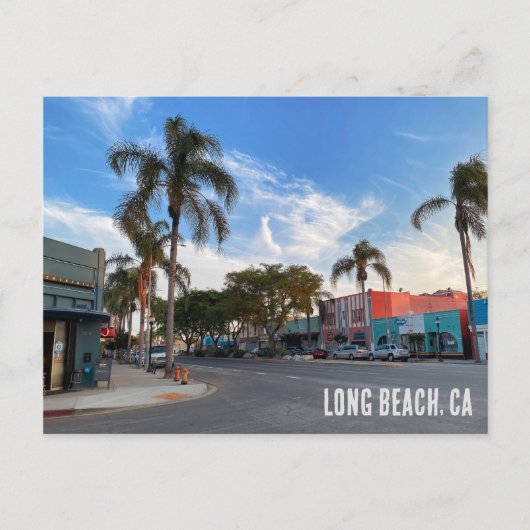 Long Beach California Uitnodiging Briefkaart (Voorkant)