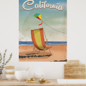 Long Beach California vintage poster (Keuken)