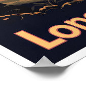 Long Beach California Vintage Travel Illustratie Poster (Hoek)