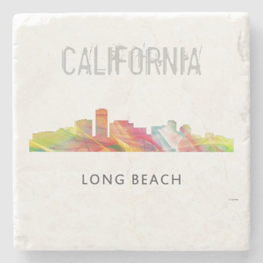 LONG BEACH CALIFORNIA WB1 - STENEN ONDERZETTER (Voorkant)