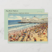  Long Beach Californië Briefkaart (Voorkant / Achterkant)