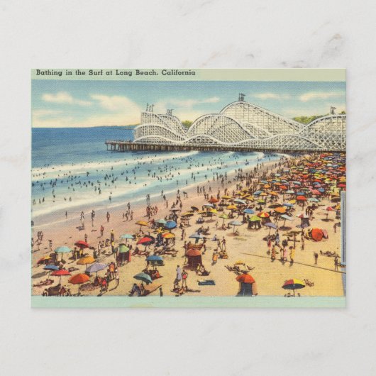  Long Beach Californië Briefkaart (Voorkant)