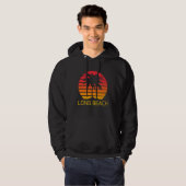 Long Beach Californië Hoodie (Voorkant volledig)