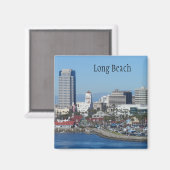 Long Beach, Californië Magneet (Voorkant / Achterkant)