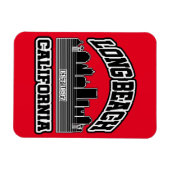 Long Beach, Californië Magneet (Horizontaal)