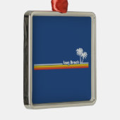 Long Beach, Californië Metalen Ornament (Rechts)