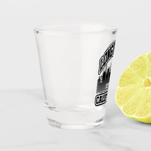 Long Beach, Californië Shot Glas (Links)