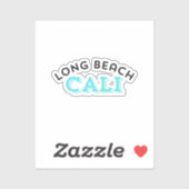 Long Beach Californië Sticker (Vel)