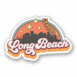 Long Beach, Californië Sticker