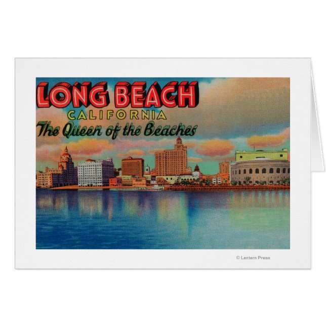 Long Beach, Californië - The Queen of Beaches (Voorkant Horizontaal)