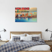 Long Beach, Californië - The Queen of Beaches Canvas Afdruk (Insitu (Slaapkamer))
