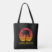 Long Beach Californië  Tote Bag (Achterkant)