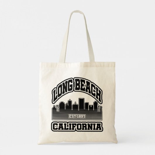 Long Beach, Californië Tote Bag (Achterkant)