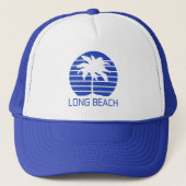 Long Beach Californië Trucker Pet (Voorkant)