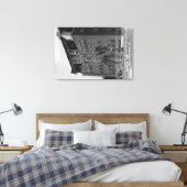 Long Beach, Californië Uitzicht van Sharon Inn Canvas Afdruk (Insitu (Slaapkamer))