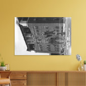 Long Beach, Californië Uitzicht van Sharon Inn Canvas Afdruk (Insitu (Woonkamer))