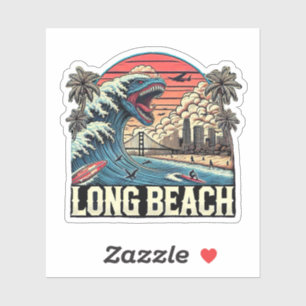 Long Beach, Californië, Verenigde Staten Sticker