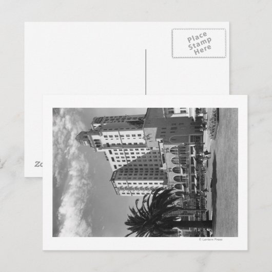 Long Beach, Californië Wilton Hotel Photography Briefkaart (Voorkant / Achterkant)