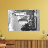 Long Beach, Californië Wilton Hotel Photography Canvas Afdruk (Insitu (Woonkamer))