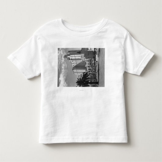 Long Beach, Californië Wilton Hotel Photography Kinder Shirts (Voorkant)