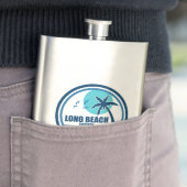 Long Beach Californische palmvogels Flacon (Voorbeeld)