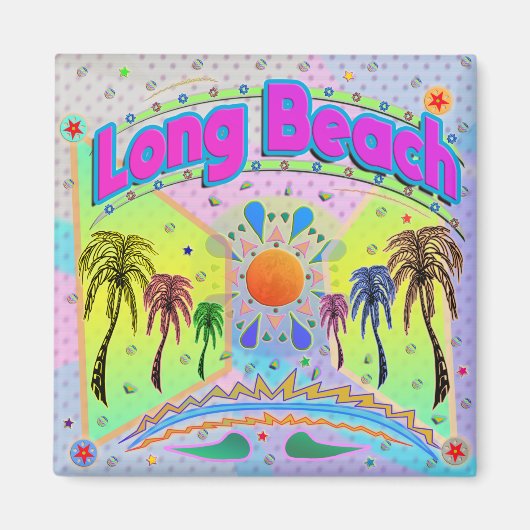 Long Beach Calm Desire Magnet (Voorkant)