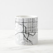 Long Beach City Map Coffee Mok (Center)