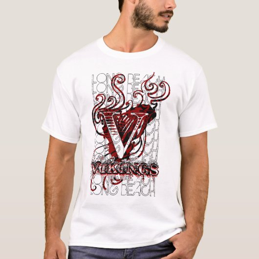 Long Beach City Vikings T-shirt (Voorkant)