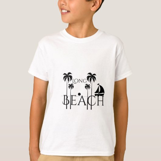 Long Beach Cool Day T-shirt (Voorkant)