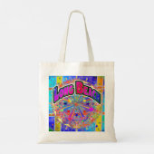 Long Beach Cosmic Unity Canvas tas (Achterkant)