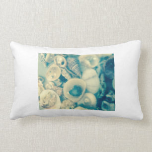 Long Beach Island blue seashell Kussen