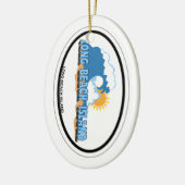 Long Beach Island Keramisch Ornament (Links)