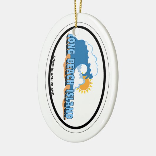 Long Beach Island Keramisch Ornament (Links)